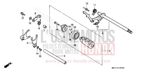BARILLET DE SELECTION VT600CN de 1992